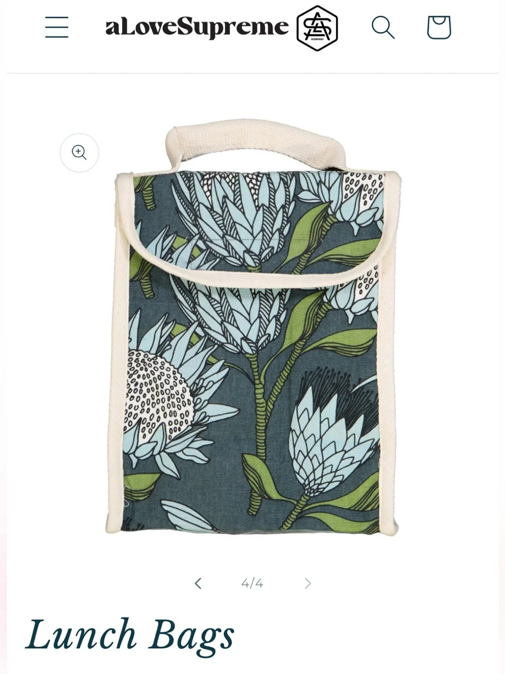 Lunch Bag - A Love Supreme (South African Brand)